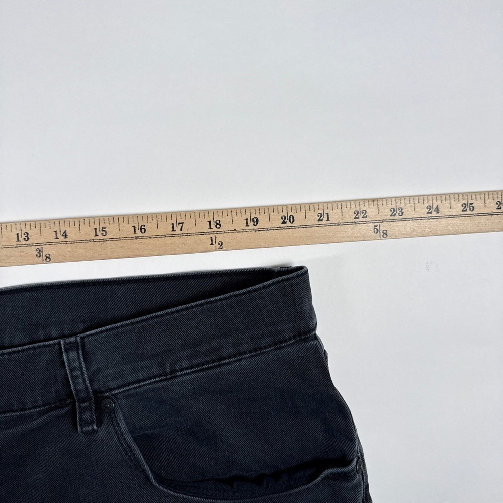 Mott & Bow Jeans Mens 42x32 Black Straight Leg Denim Stretch Casual Minimalist - Picture 6 of 10